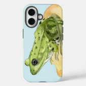 Grüner Frosch Case-Mate iPhone Hülle (Rückseite)