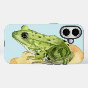 Grüner Frosch iPhone 16 Hülle