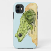 Grüner Frosch Case-Mate iPhone Hülle (Rückseite)