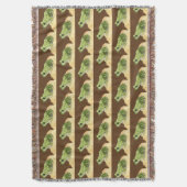 Grüner Frosch Decke (Vorderseite Vertikal)