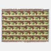Grüner Frosch Decke (Vorderseite)