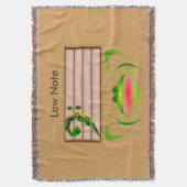 Grüner Frosch Decke (Vorderseite Vertikal)