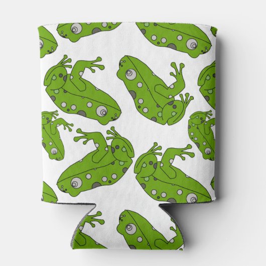 Grüner Frosch Dosenkühler (Rückseite)