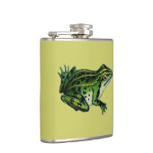 Grüner Frosch Flachmann (Rechts)