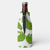 Grüner Frosch Flaschenkühler (Flasche Rückseite)