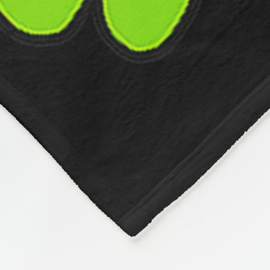 Grüner Frosch-Fleece-Decke Fleecedecke (Ecke)