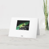 Grüner Frosch-Geburtstags-Karte Karte (Rückseite)