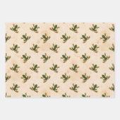 Grüner Frosch Geschenkpapier Set (Vorderseite 3)