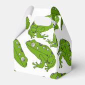 Grüner Frosch Geschenkschachtel (Rückseite)