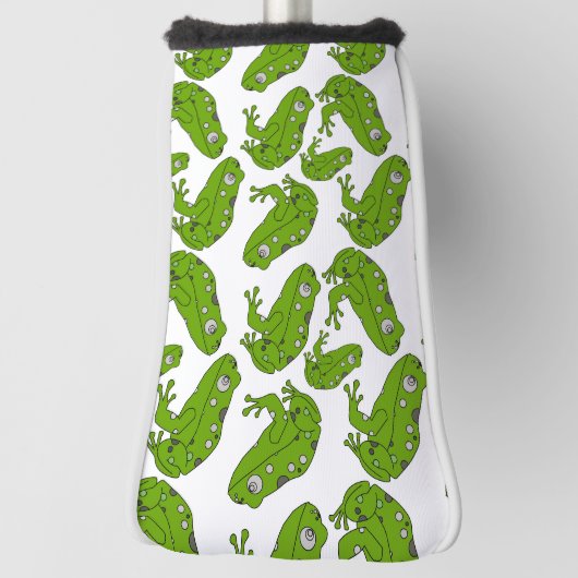 Grüner Frosch Golf Headcover (Rotieren 90)