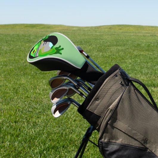 Grüner Frosch Golf Headcover (In SItu)