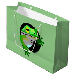 Grüner Frosch Große Geschenktüte