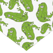 Grüner Frosch Großer Tischläufer (Ecke)