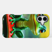 Grüner Frosch-Handyhülle iPhone Hülle (Rückseite (Horizontal))