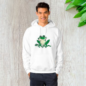Grüner Frosch Hoodie