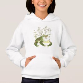 Grüner Frosch Hoodie