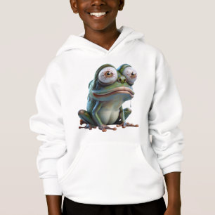 Grüner Frosch Hoodie