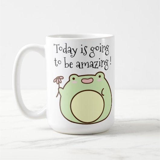 Grüner Frosch Kaffeetasse (Links)