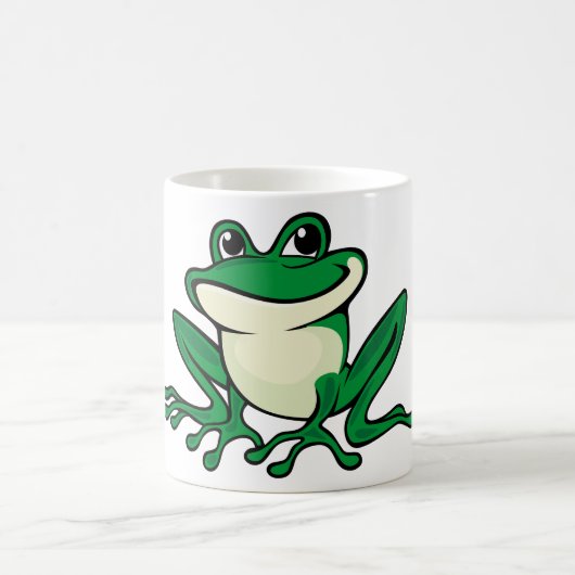 Grüner Frosch Kaffeetasse (Mittel)