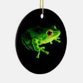 Grüner Frosch Keramikornament (Rechts)