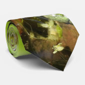 Grüner Frosch Krawatte (Gerollt)