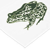 Grüner Frosch Kurzer Tischläufer (Ecke)
