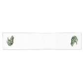 Grüner Frosch Kurzer Tischläufer (Horizontal)