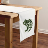 Grüner Frosch Kurzer Tischläufer (Beispiel)