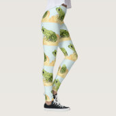 Grüner Frosch Leggings (Rechts)