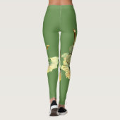 GRÜNER FROSCH-LEGGINGS LEGGINGS (Rückseite)