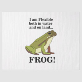 Grüner Frosch Lustig Seidenpapier