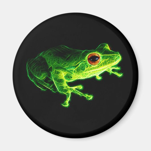 Grüner Frosch Magnet (Vorne)