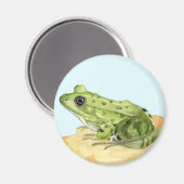 Grüner Frosch Magnet (Vorderseite/Rückseite)