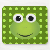 Grüner Frosch Mousepad (Vorne)