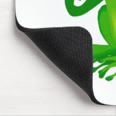 Grüner Frosch Mousepad (Ecke)