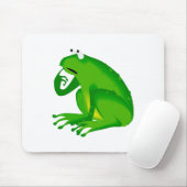 Grüner Frosch Mousepad (Mit Mouse)