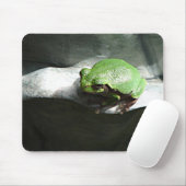 Grüner Frosch Mousepad (Mit Mouse)