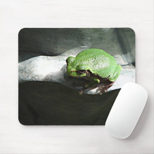 Grüner Frosch Mousepad (Mit Mouse)