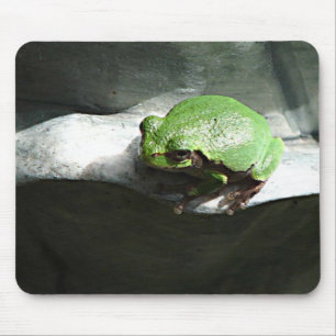 Grüner Frosch Mousepad