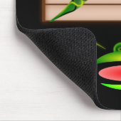Grüner Frosch Mousepad (Ecke)