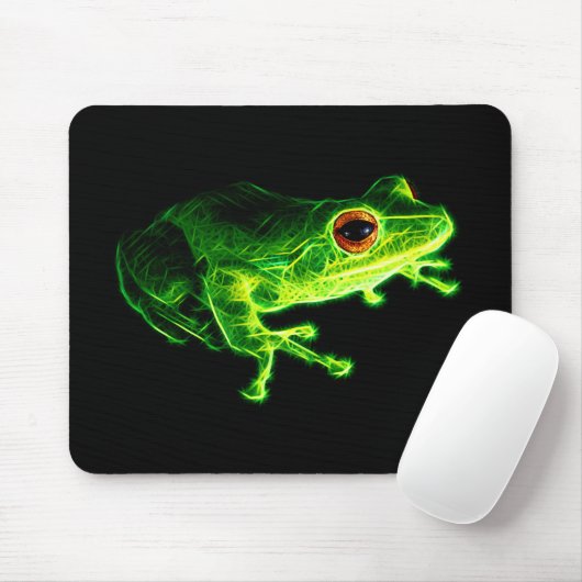 Grüner Frosch Mousepad (Mit Mouse)
