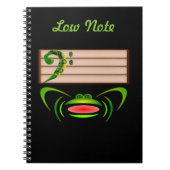 Grüner Frosch Notizblock (Vorderseite)