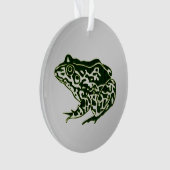 Grüner Frosch Ornament (Vorderseite)