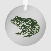 Grüner Frosch Ornament (Rückseite)
