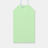 Grüner Frosch Party Geburtstagsgeschenk Geschenkanhänger (Rückseite)