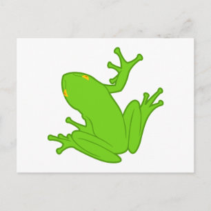 Grüner Frosch Postkarte