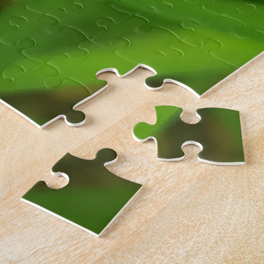 Grüner Frosch Puzzle (Seite)