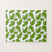 Grüner Frosch Puzzle (Horizontal)