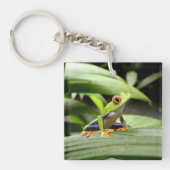 Grüner Frosch Schlüsselanhänger (Vorderseite)