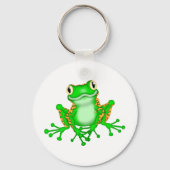 Grüner Frosch Schlüsselanhänger (Vorderseite)